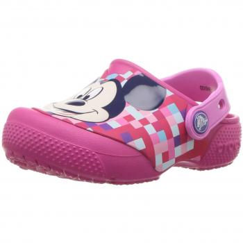 Crocs Fun Lab Mickey Clog, Unisex Niños Zueco, Rosa