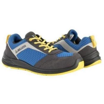 Zapato Flex Azul-Amarillo T-42