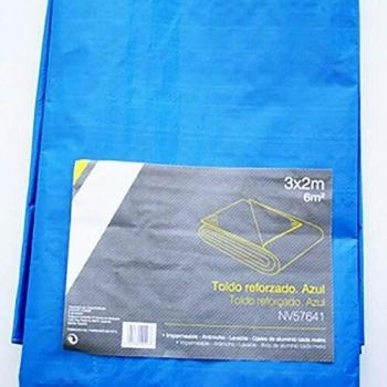 TOLDO MULTIUSO NIVEL REFORZADO 115G/M2 POLIETILENO AZUL 06X10MT NV57645