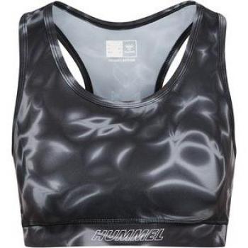 Hummel Twist Printed Sports Bra for Women - Black M