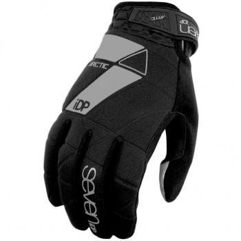 Seven Artic Guantes Mixta, Color Negro/Gris, tamaño Medium