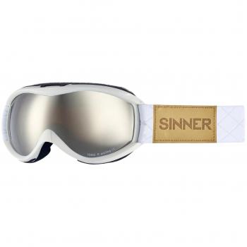 Sinner Toxic S - Gafas de esquí, color blanco, talla Youth