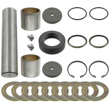 Kit de Pivote del Muñón del Eje FEBI BILSTEIN 03783 con Rodamiento de Empuje, Juego Completo para Eje Delantero Izquierdo/Derecho