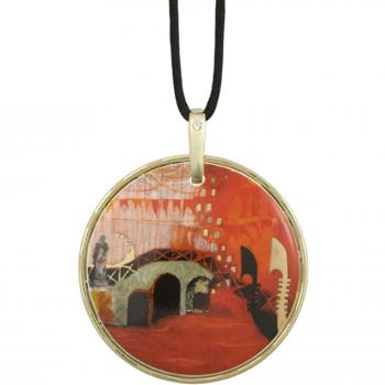 Goebel 66850769 Ponte Veneziano Cadena, Porcelana de Galletas, Multicolor, 5,5 x 0,08 X 6,5 Cm