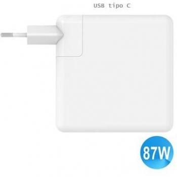 Cargador USB-C 87W para Apple MacBook, Tablets y Smartphones Multiuso