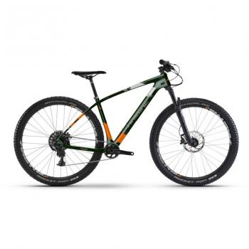 'HAIBIKE bicicleta Greed HardNine 8.0 Carbon 29 22-velocità Talla 45 verde/naranja 2018 