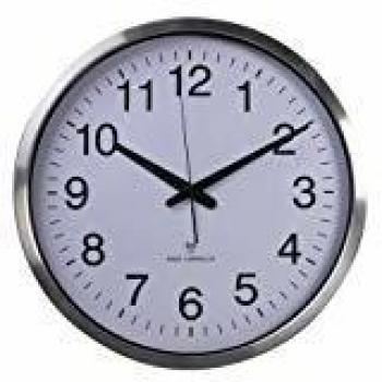 Reloj de pared de aluminio - Ø 50 cm