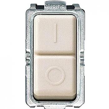 Bticino S5011 F Serie Magic Interruptor Bipolar, 1, 6 A, Marfil