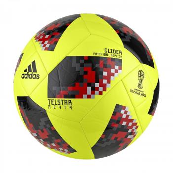 adidas FIFA Campeonato Mundial de Knockout Glider – Balón de fútbol, Todo el año, Color Syello/Black, tamaño 5