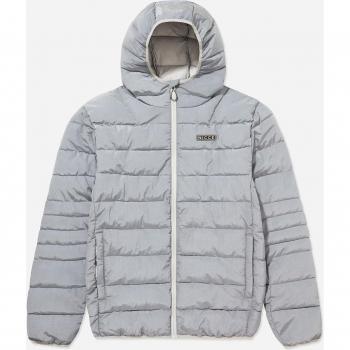 Nicce Meru Grey Padded Bomber Jacket for Men
