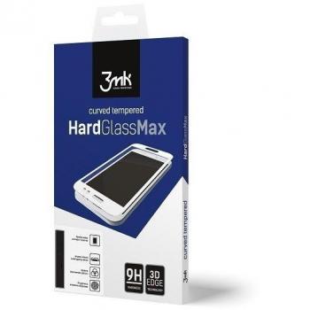 Protección de Vidrio Templado 3MK HardGlass MAX para Apple iPhone 7/iPhone 8, Fullscreen, Dureza 9H, Marco Negro
