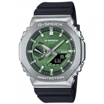 Reloj Casio G-Shock GBM-2100A-1A3 Analógico-Digital, Reloj Casio G-Shock G-Steel Tough Solar Bluetooth® Verde
