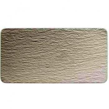 Plato Rectangular de Servicio Villeroy & Boch Manufacture Rock Blanc 35x18 cm Porcelana Premium