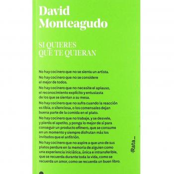 Si quieres que te quieran - Monteagudo, David