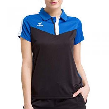 Women's Polo shirt Erima Squad Short Sleeve New Royal / Black / White 34