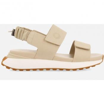 Sandalia Deportiva de Plataforma Gioseppo Off-White con Elástico Fruncido