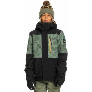 Quiksilver Chaqueta de niños Mission Block Camuflaje