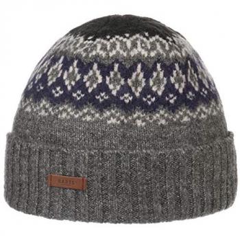 Barts Gregoris Beanie - Dark Heather, Grey, Herren, Size: One Size
