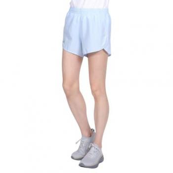 Pantalón corto de running para mujer Under Armour Fly-By 3 azul celeste tamaño S