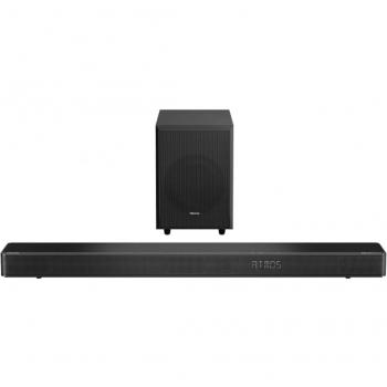 Barra de sonido Hisense AX3120G 3.1.2, 360W, Subwoofer inalámbrico, Dolby Atmos, Bluetooth, HDMI