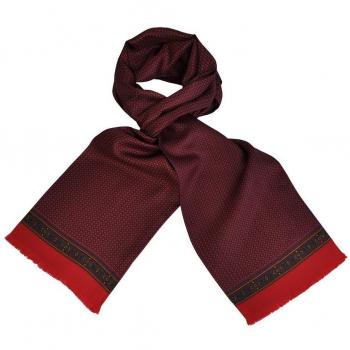 Toutacoo, Bufanda, Foulard de Seda CARVEN para Hombre Tic-Tac - Rojo