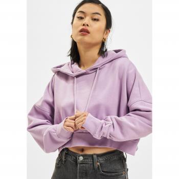 DEF Purple Cropped Hoodie for Men and Women, Size XL
