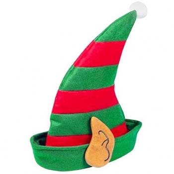 Gorro de Elfo Ayudante de Papá Noel con Orejas