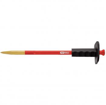 KS Tools 156.0526 - Redonda Cincel puntiagudo, 16x300mm con empuñadura