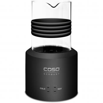 Caso Crema Glass - Emulsionador de leche, color negro
