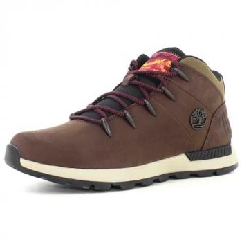 Timberland Sprint Trekker Mid Lace-Up Sneakers for Men in Dark Brown, Size 12.5 (47.5 EU)