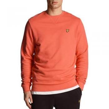 Lyle & Scott Men's Electric Pink Crew Neck Sweatshirt - Size Large
