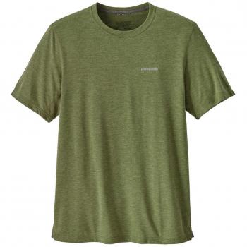 Patagonia S/S Nine Trails Camiseta, Hombre, Verde