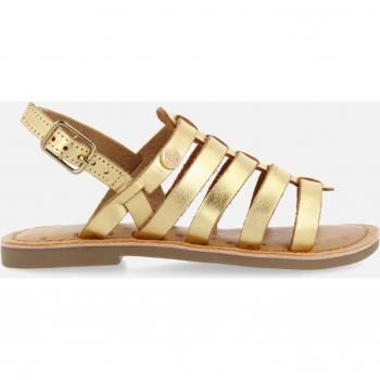 Sandalia Gioseppo Piel Dorada Estilo Romana Niña y Niño - Sandalias de niña de piel con plantilla acolchada