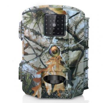 Olymbros Cámara de Caza 16MP 1080P Trail Cámara con Visión Nocturna con Hasta 82ft Impermeable IP66 Invisible IR LEDs Sensor de Movimiento para Fauna Seguridad Hogar Mascota Animal