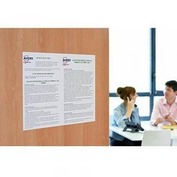 Etiquetas A3 blancas brillantes removibles Avery - 297 x 420 mm - 10 hojas