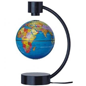 Stellanova - Mini Globo magnético, en Castellano, 10 cm, Color Azul