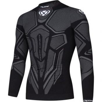Camisa Funcional de Manga Larga Ixon Underground - Negro Gris - Talla XS/S