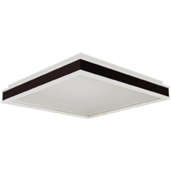 Plafón LED Cuadrado 24W Regulable Color Negro 4000K