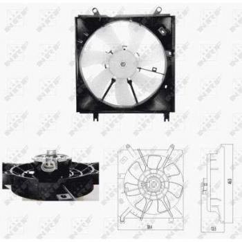 Ventilador de refrigeración del motor NRF 47696