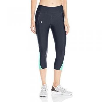 Under Armour Women 's Fly-By por su/WTR/Ref Capri, mujer, color negro, tamaño XL