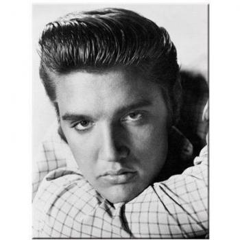 Nostalgic-Art 14236 Hollywood Elvis, Portrait, Magnet, 8 x 6 cm