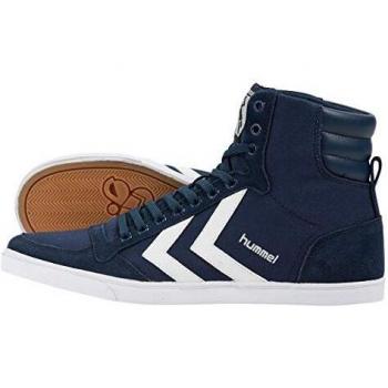 Hummel Slimmer Stadil High-Top Sneakers - Dress Blue Unisex