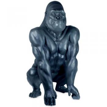 Figura de Mono Negro de Resina 80*40*40cm Signes Grimalt By SIGRIS 12049