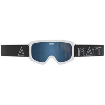 Máscara de Esquí Matt Quark Bizarre Blanca CAT3 Unisex Junior Talla Única