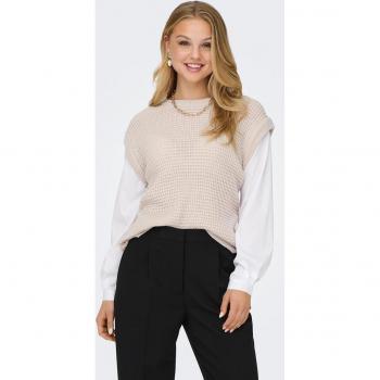 Jersey Only Viani Beige para Mujer