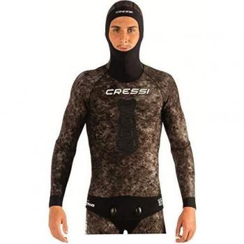 Cressi Apnoe tracina 5 mm Traje, Unisex, Camuflaje, XXL