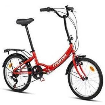 Moma Bikes First Class 2, Bicicleta Unisex Adulto, Rojo, Talla Única