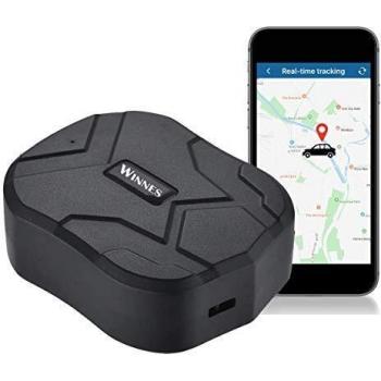 Localizador GPS para Coche, 150 días Standby GPS Tracker 10000mAh Impermeable Seguimiento en Tiempo Real Fuerte Imán Rastreador GPS con App/Web TK905B