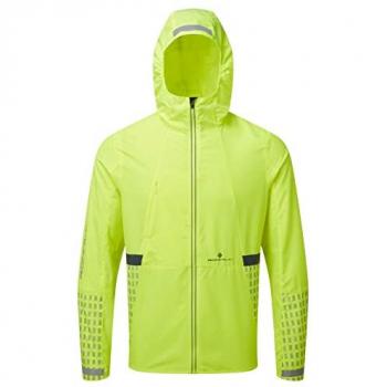 Chaqueta para correr Ronhill Tech Afterhours para hombres - Amarillo Neón