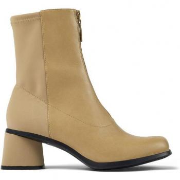 CAMPER Kiara - Ankle boots for Women - Beige, size 37, Smooth leather/Cotton fabric